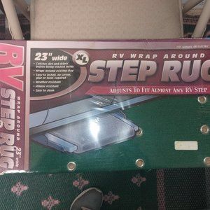 CAMCO 42933 Wrap Around RV Step Rug #205 Green